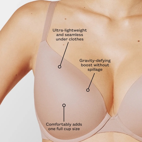 ThirdLove Zero Edge Push-Up Bra in Hot Pink 30E/30DD - Picture 7 of 7